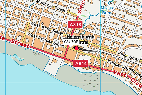 G84 7QF map - OS VectorMap District (Ordnance Survey) G84 7QF map - OS VectorMap District (Ordnance Survey)