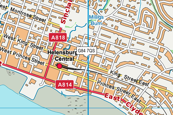 G84 7QS map - OS VectorMap District (Ordnance Survey) G84 7QS map - OS VectorMap District (Ordnance Survey)