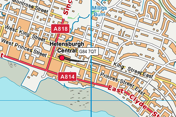 G84 7QT map - OS VectorMap District (Ordnance Survey) G84 7QT map - OS VectorMap District (Ordnance Survey)