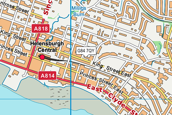 G84 7QY map - OS VectorMap District (Ordnance Survey) G84 7QY map - OS VectorMap District (Ordnance Survey)