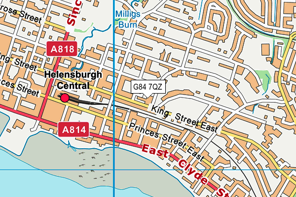 G84 7QZ map - OS VectorMap District (Ordnance Survey) G84 7QZ map - OS VectorMap District (Ordnance Survey)
