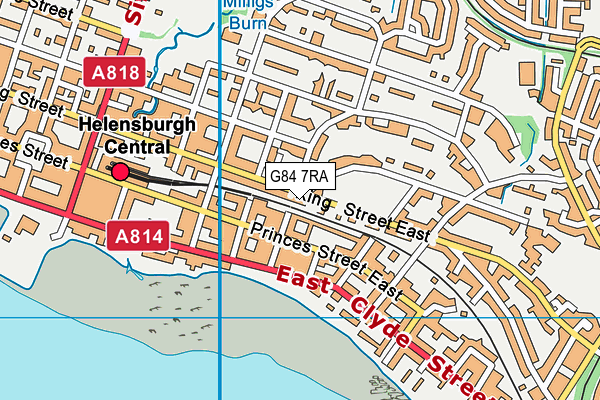 G84 7RA map - OS VectorMap District (Ordnance Survey) G84 7RA map - OS VectorMap District (Ordnance Survey)