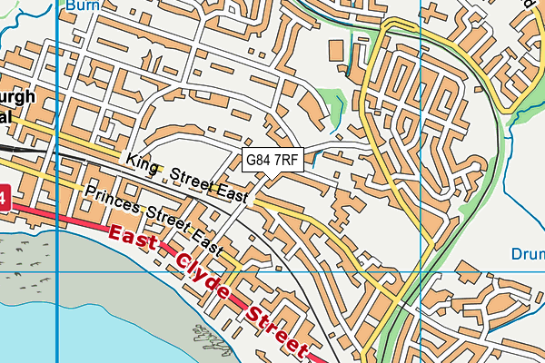 G84 7RF map - OS VectorMap District (Ordnance Survey) G84 7RF map - OS VectorMap District (Ordnance Survey)