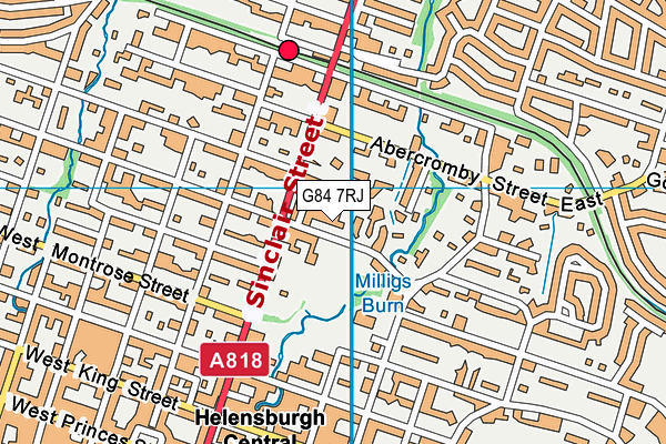 G84 7RJ map - OS VectorMap District (Ordnance Survey) G84 7RJ map - OS VectorMap District (Ordnance Survey)