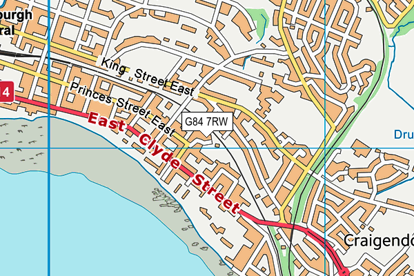 G84 7RW map - OS VectorMap District (Ordnance Survey) G84 7RW map - OS VectorMap District (Ordnance Survey)