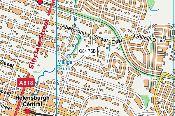 G84 7SB map - OS VectorMap District (Ordnance Survey) G84 7SB map - OS VectorMap District (Ordnance Survey)