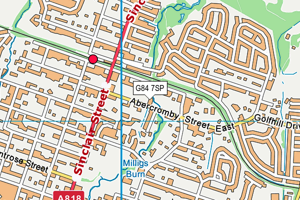 G84 7SP map - OS VectorMap District (Ordnance Survey) G84 7SP map - OS VectorMap District (Ordnance Survey)