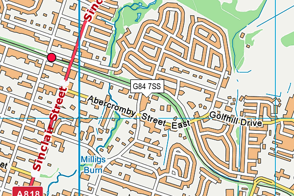 G84 7SS map - OS VectorMap District (Ordnance Survey) G84 7SS map - OS VectorMap District (Ordnance Survey)
