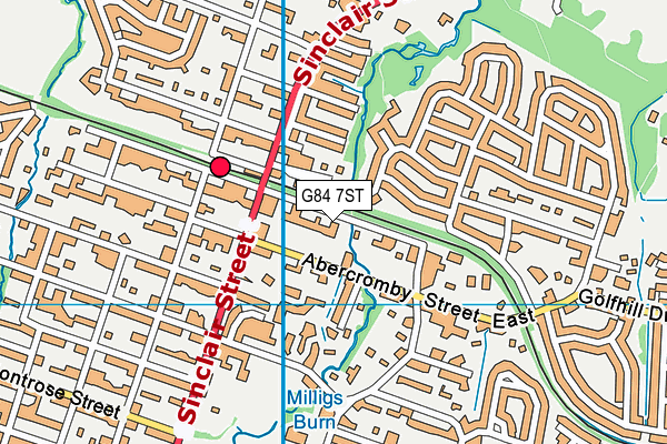 G84 7ST map - OS VectorMap District (Ordnance Survey) G84 7ST map - OS VectorMap District (Ordnance Survey)