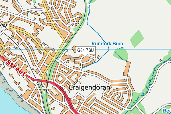 G84 7SU map - OS VectorMap District (Ordnance Survey) G84 7SU map - OS VectorMap District (Ordnance Survey)