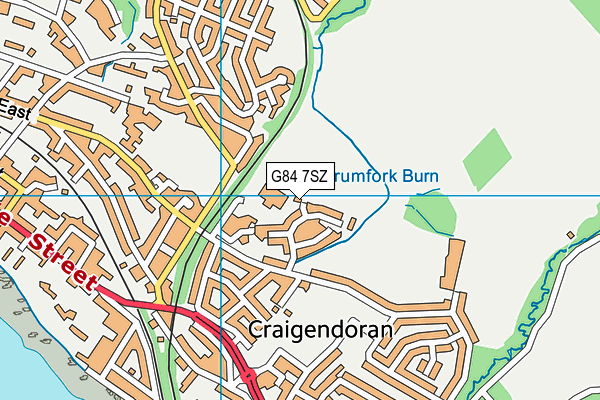 G84 7SZ map - OS VectorMap District (Ordnance Survey) G84 7SZ map - OS VectorMap District (Ordnance Survey)