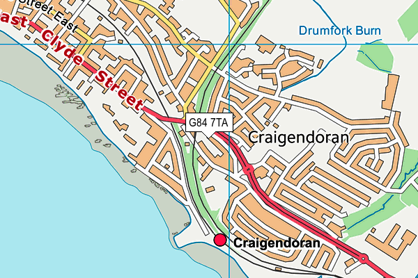 G84 7TA map - OS VectorMap District (Ordnance Survey) G84 7TA map - OS VectorMap District (Ordnance Survey)