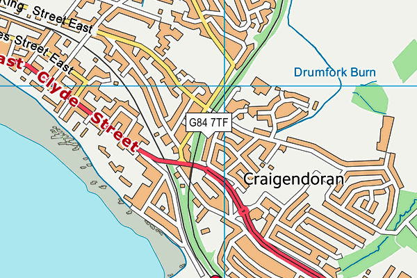 G84 7TF map - OS VectorMap District (Ordnance Survey) G84 7TF map - OS VectorMap District (Ordnance Survey)