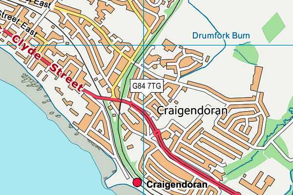 G84 7TG map - OS VectorMap District (Ordnance Survey) G84 7TG map - OS VectorMap District (Ordnance Survey)