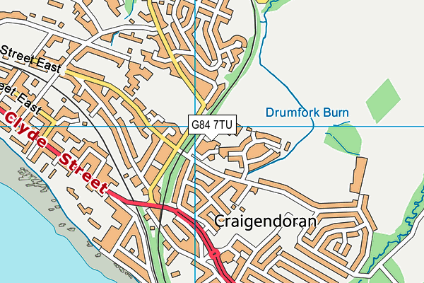 G84 7TU map - OS VectorMap District (Ordnance Survey) G84 7TU map - OS VectorMap District (Ordnance Survey)