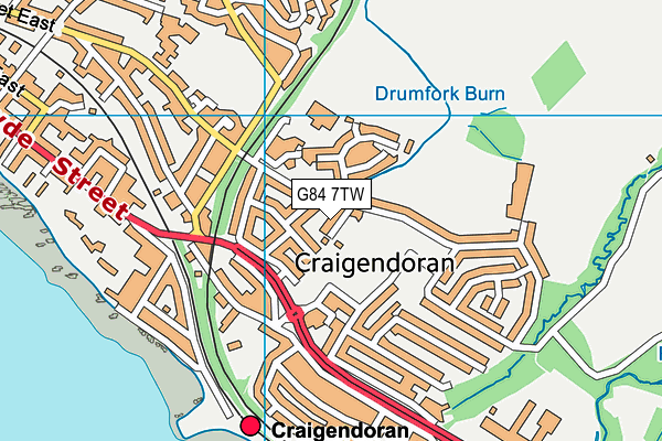 G84 7TW map - OS VectorMap District (Ordnance Survey) G84 7TW map - OS VectorMap District (Ordnance Survey)