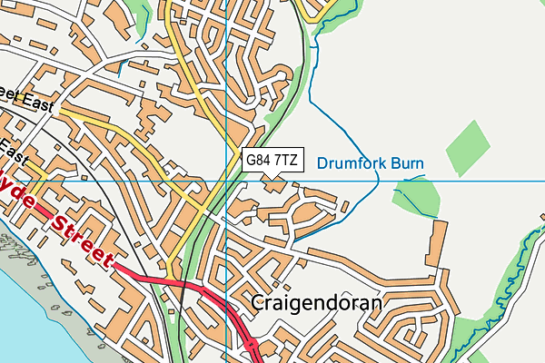 G84 7TZ map - OS VectorMap District (Ordnance Survey) G84 7TZ map - OS VectorMap District (Ordnance Survey)