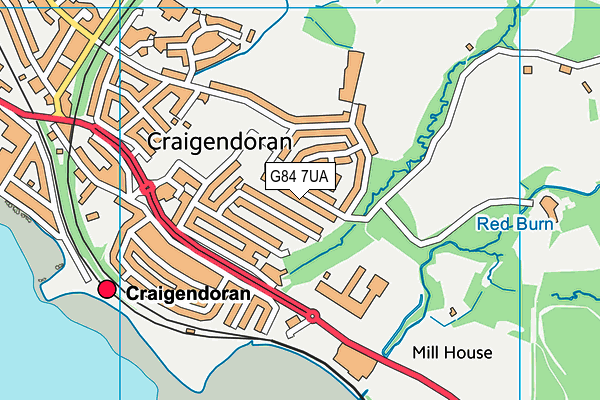 G84 7UA map - OS VectorMap District (Ordnance Survey) G84 7UA map - OS VectorMap District (Ordnance Survey)