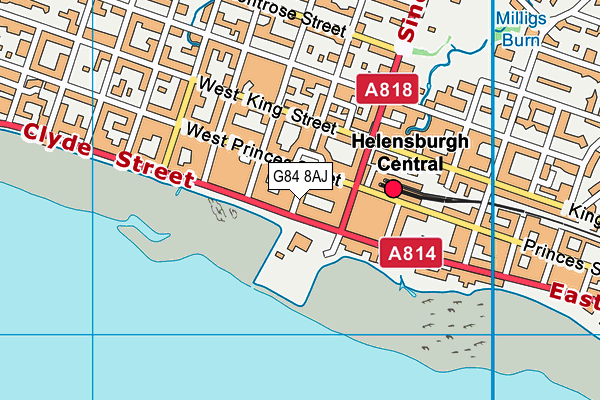 G84 8AJ map - OS VectorMap District (Ordnance Survey) G84 8AJ map - OS VectorMap District (Ordnance Survey)