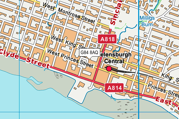 G84 8AQ map - OS VectorMap District (Ordnance Survey) G84 8AQ map - OS VectorMap District (Ordnance Survey)