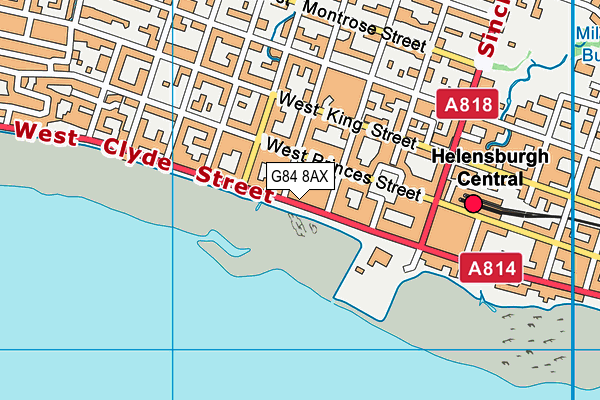 G84 8AX map - OS VectorMap District (Ordnance Survey) G84 8AX map - OS VectorMap District (Ordnance Survey)