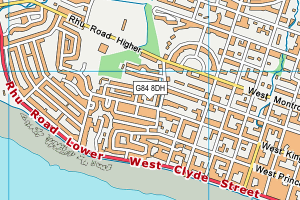 G84 8DH map - OS VectorMap District (Ordnance Survey)
