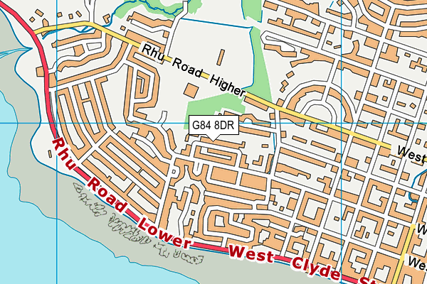 G84 8DR map - OS VectorMap District (Ordnance Survey) G84 8DR map - OS VectorMap District (Ordnance Survey)