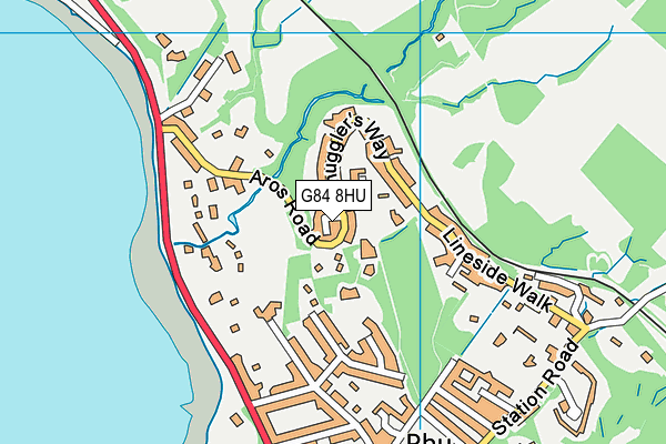 G84 8HU map - OS VectorMap District (Ordnance Survey) G84 8HU map - OS VectorMap District (Ordnance Survey)