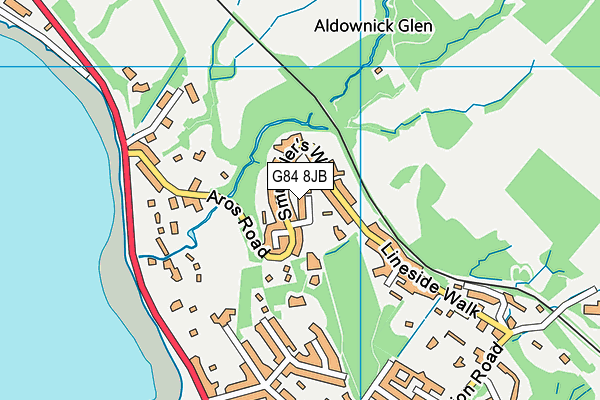 G84 8JB map - OS VectorMap District (Ordnance Survey) G84 8JB map - OS VectorMap District (Ordnance Survey)