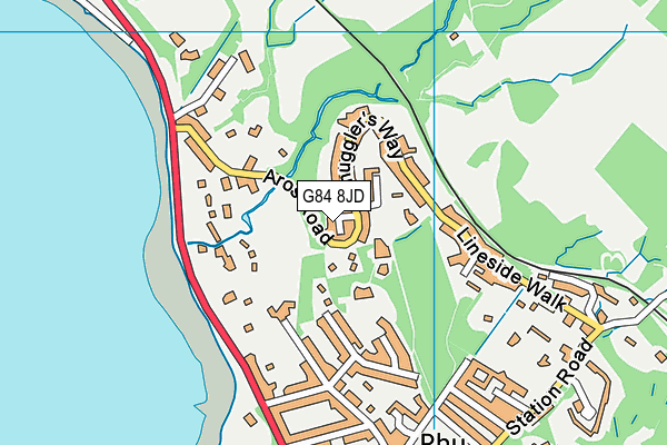 G84 8JD map - OS VectorMap District (Ordnance Survey) G84 8JD map - OS VectorMap District (Ordnance Survey)