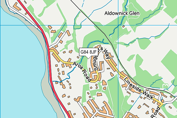 G84 8JF map - OS VectorMap District (Ordnance Survey) G84 8JF map - OS VectorMap District (Ordnance Survey)