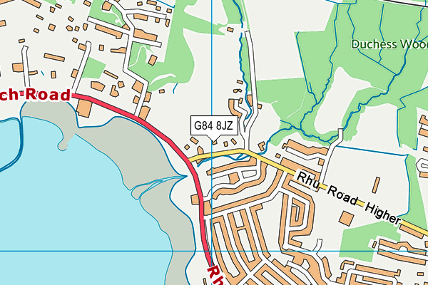 G84 8JZ map - OS VectorMap District (Ordnance Survey) G84 8JZ map - OS VectorMap District (Ordnance Survey)