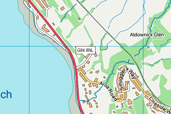 G84 8NL map - OS VectorMap District (Ordnance Survey) G84 8NL map - OS VectorMap District (Ordnance Survey)