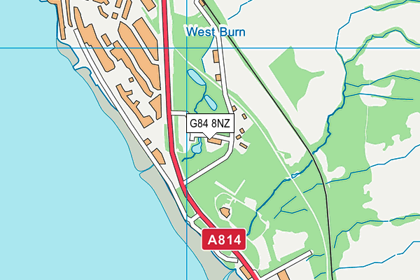 G84 8NZ map - OS VectorMap District (Ordnance Survey) G84 8NZ map - OS VectorMap District (Ordnance Survey)