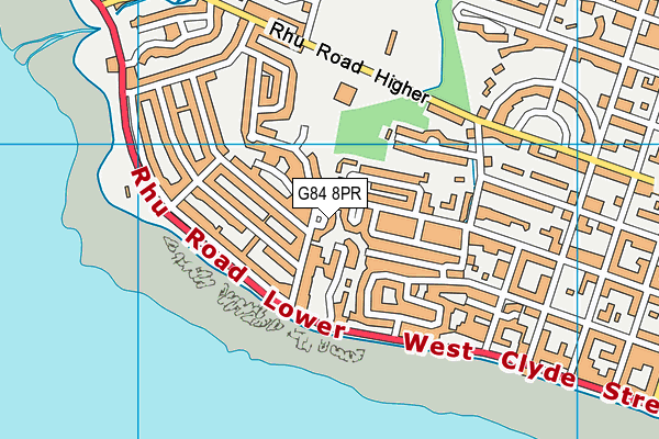 G84 8PR map - OS VectorMap District (Ordnance Survey)