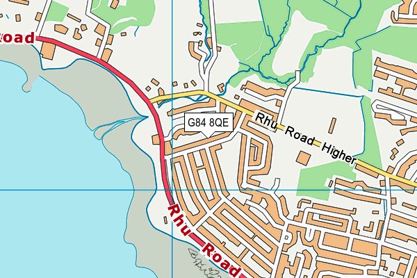 G84 8QE map - OS VectorMap District (Ordnance Survey) G84 8QE map - OS VectorMap District (Ordnance Survey)