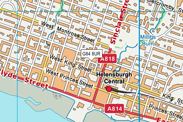 G84 8UR map - OS VectorMap District (Ordnance Survey) G84 8UR map - OS VectorMap District (Ordnance Survey)