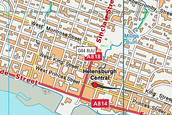 G84 8UU map - OS VectorMap District (Ordnance Survey) G84 8UU map - OS VectorMap District (Ordnance Survey)