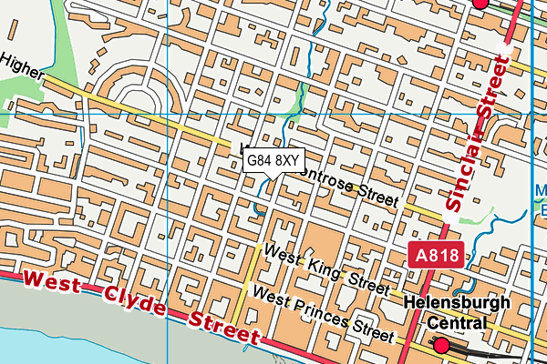 G84 8XY map - OS VectorMap District (Ordnance Survey)