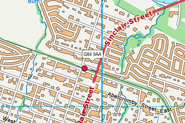 G84 9AA map - OS VectorMap District (Ordnance Survey) G84 9AA map - OS VectorMap District (Ordnance Survey)