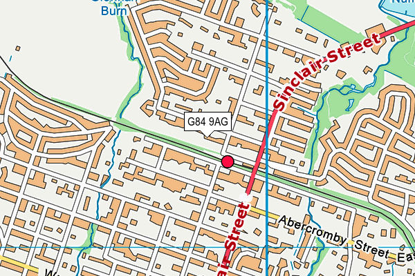 G84 9AG map - OS VectorMap District (Ordnance Survey) G84 9AG map - OS VectorMap District (Ordnance Survey)