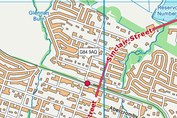 G84 9AQ map - OS VectorMap District (Ordnance Survey) G84 9AQ map - OS VectorMap District (Ordnance Survey)