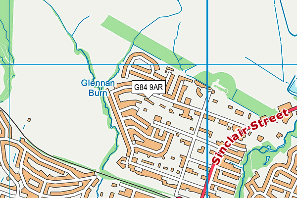 G84 9AR map - OS VectorMap District (Ordnance Survey) G84 9AR map - OS VectorMap District (Ordnance Survey)