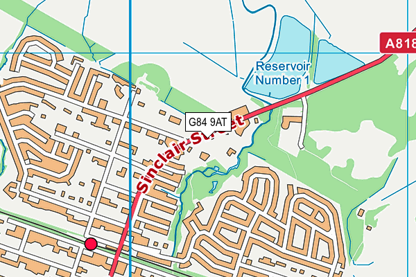 G84 9AT map - OS VectorMap District (Ordnance Survey) G84 9AT map - OS VectorMap District (Ordnance Survey)