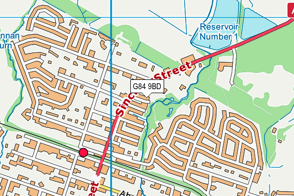 G84 9BD map - OS VectorMap District (Ordnance Survey) G84 9BD map - OS VectorMap District (Ordnance Survey)