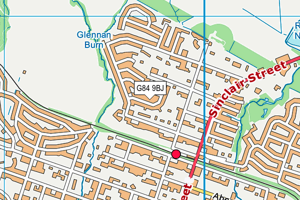 G84 9BJ map - OS VectorMap District (Ordnance Survey) G84 9BJ map - OS VectorMap District (Ordnance Survey)
