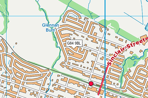 G84 9BL map - OS VectorMap District (Ordnance Survey) G84 9BL map - OS VectorMap District (Ordnance Survey)