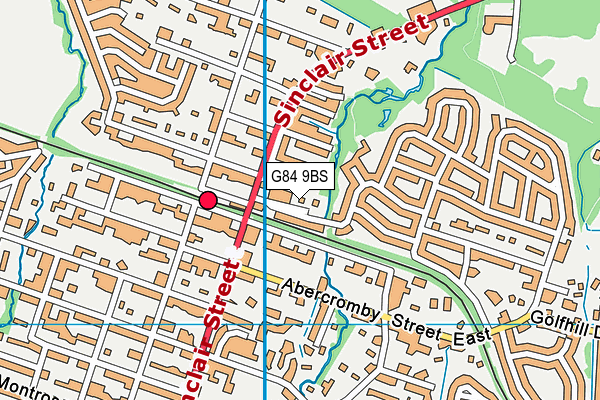 G84 9BS map - OS VectorMap District (Ordnance Survey) G84 9BS map - OS VectorMap District (Ordnance Survey)