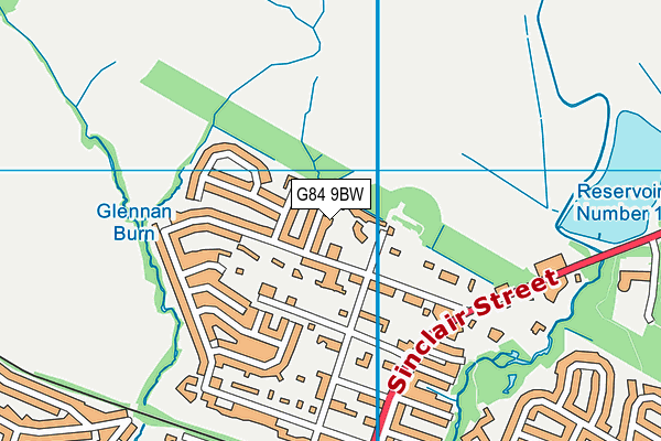 G84 9BW map - OS VectorMap District (Ordnance Survey) G84 9BW map - OS VectorMap District (Ordnance Survey)