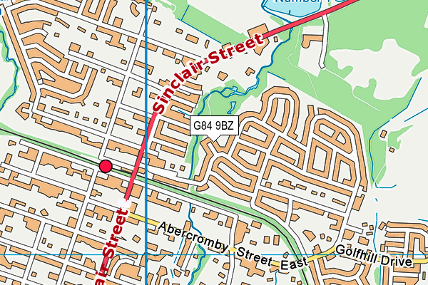 G84 9BZ map - OS VectorMap District (Ordnance Survey) G84 9BZ map - OS VectorMap District (Ordnance Survey)